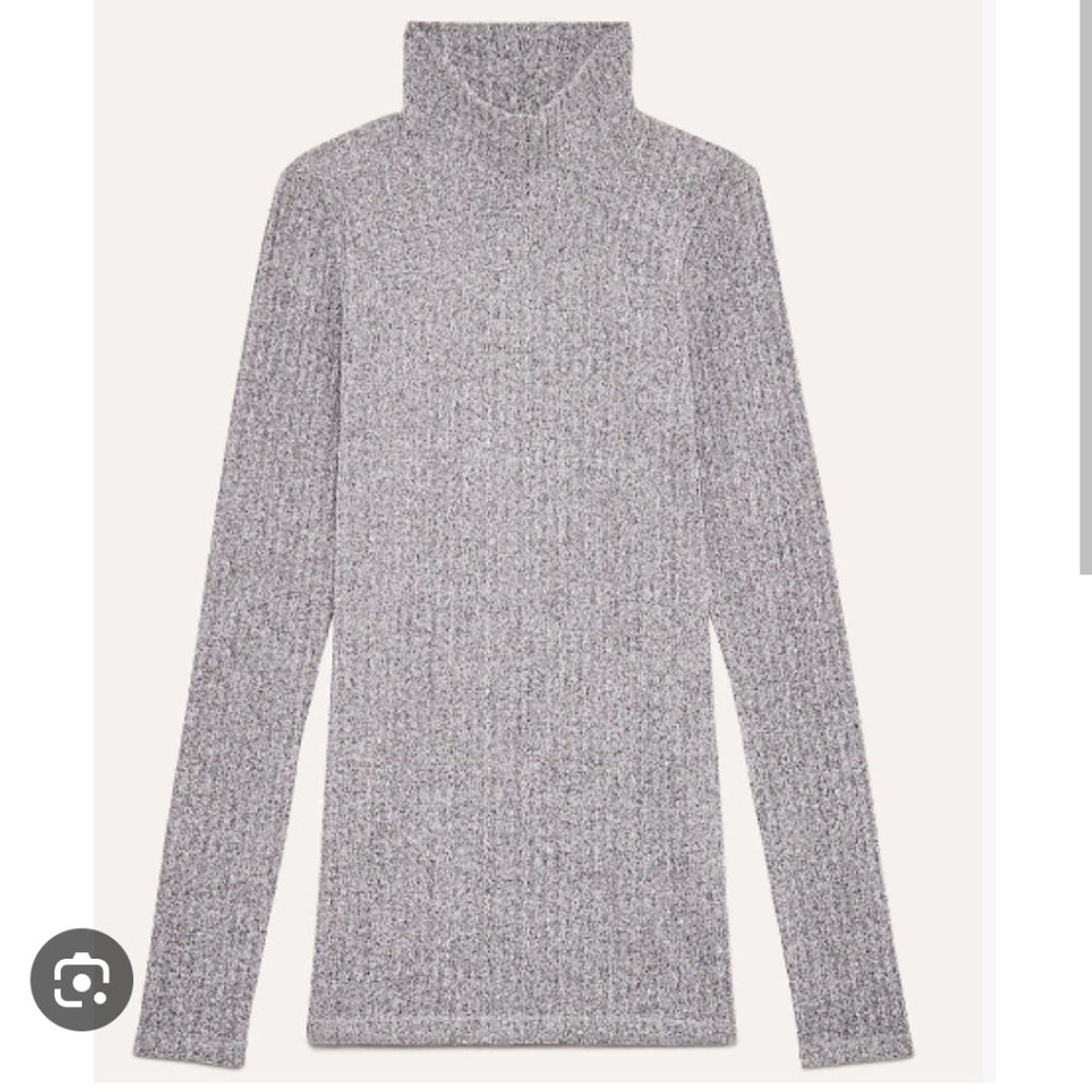 WILFRED Buswell Ribbed Mock Turtleneck